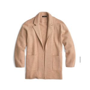 J Crew 100% merino wool sweater blazer